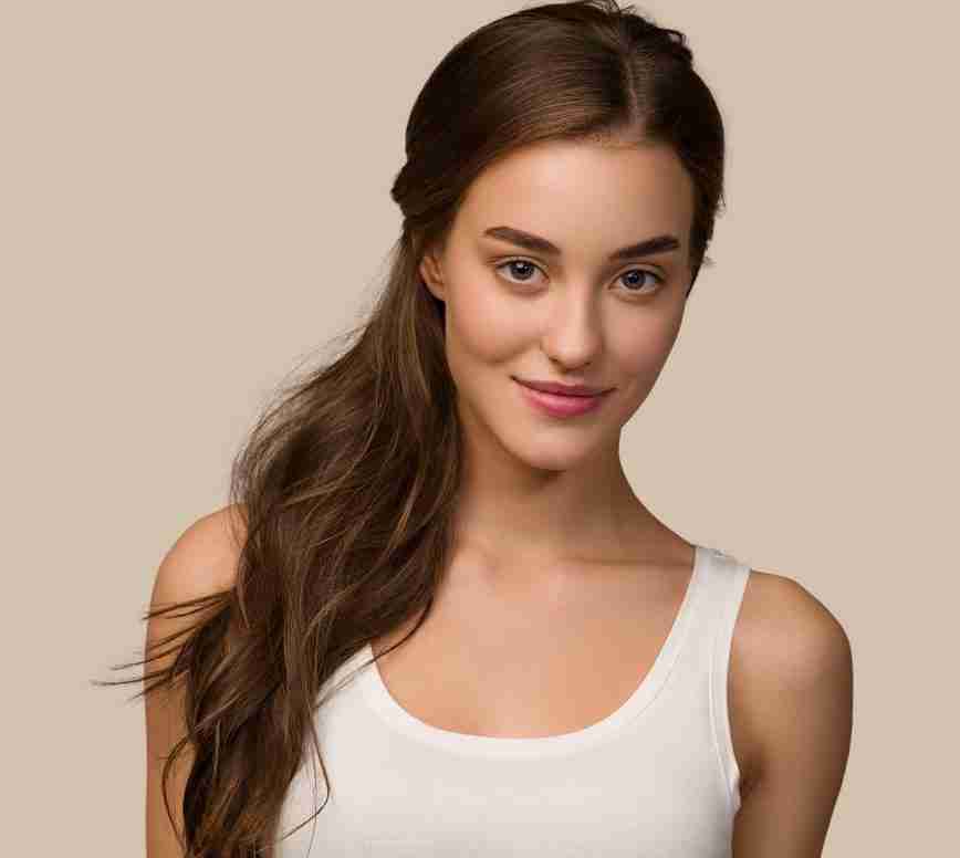 hair half up
