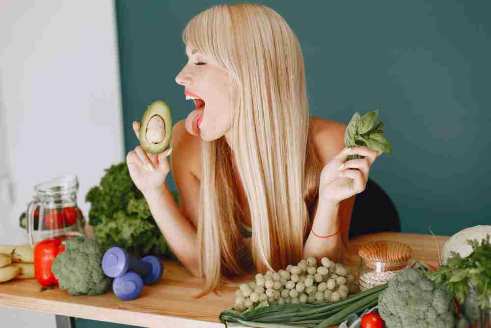 Healthy Lifestyle = Healthy Hair Woman with great hair from healthy lifestyle